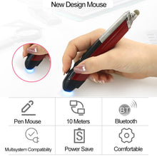 Load image into Gallery viewer, PR-08 Multifunctional Wireless Bluetooth Pen Mouse Capacitive Pen Mouse, 4-keys(White), 4-keys(Blue), 4-keys(Grey), 4-keys(Red), 4-keys(Black)