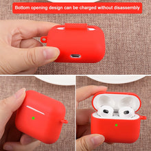 Load image into Gallery viewer, 5 in 1 Silicone Earphone Protective Case + Earphone Bag + Earphones Buckle + Hook + Anti-lost Rope Set, For AirPods 3