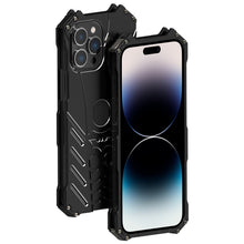 Load image into Gallery viewer, R-JUST Batman Metal Mobile Phone Protective Case, For iPhone 14, For iPhone 14 Plus, For iPhone 14 Pro, For iPhone 14 Pro Max