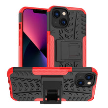 Load image into Gallery viewer, Tire Texture TPU + PC Phone Case with Holder, For iPhone 14, For iPhone 14 Plus, For iPhone 14 Pro, For iPhone 14 Pro Max