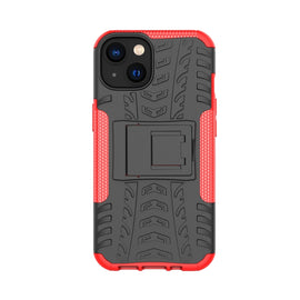 Tire Texture TPU + PC Phone Case with Holder, For iPhone 14, For iPhone 14 Plus, For iPhone 14 Pro, For iPhone 14 Pro Max