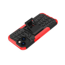 Load image into Gallery viewer, Tire Texture TPU + PC Phone Case with Holder, For iPhone 14, For iPhone 14 Plus, For iPhone 14 Pro, For iPhone 14 Pro Max