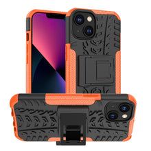 Load image into Gallery viewer, Tire Texture TPU + PC Phone Case with Holder, For iPhone 14, For iPhone 14 Plus, For iPhone 14 Pro, For iPhone 14 Pro Max