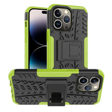 Load image into Gallery viewer, Tire Texture TPU + PC Phone Case with Holder, For iPhone 14, For iPhone 14 Plus, For iPhone 14 Pro, For iPhone 14 Pro Max