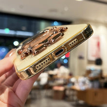 Load image into Gallery viewer, Plating Astronaut Holder TPU Phone Case, For iPhone 13 Pro Max, For iPhone 12, For iPhone 12 Pro, For iPhone 12 Pro Max, For iPhone 11, For iPhone 11 Pro Max