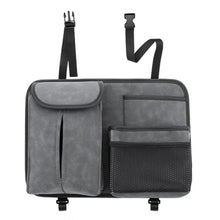 Load image into Gallery viewer, 2 PCS Car Seat Back Hanging Bag Sheepskin Leather Storage Bag With Hook