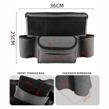 Load image into Gallery viewer, 2 PCS Car Center Console Hanging Bag Sheepskin Leather Storage Bag