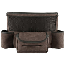 Load image into Gallery viewer, 2 PCS Car Center Console Hanging Bag Sheepskin Leather Storage Bag