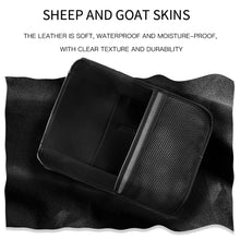 Load image into Gallery viewer, 2 PCS Car Center Console Hanging Bag Sheepskin Leather Storage Bag