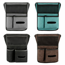 Load image into Gallery viewer, 2 PCS Car Center Console Hanging Bag Sheepskin Leather Storage Bag