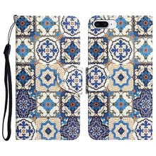 Load image into Gallery viewer, Colored Drawing Leather Phone Case, For iPhone 7 Plus / 8 Plus