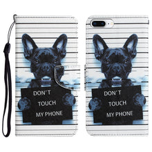 Load image into Gallery viewer, Colored Drawing Leather Phone Case, For iPhone 7 Plus / 8 Plus
