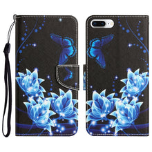 Load image into Gallery viewer, Colored Drawing Leather Phone Case, For iPhone 7 Plus / 8 Plus