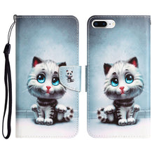 Load image into Gallery viewer, Colored Drawing Leather Phone Case, For iPhone 7 Plus / 8 Plus