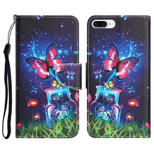 Load image into Gallery viewer, Colored Drawing Leather Phone Case, For iPhone 7 Plus / 8 Plus