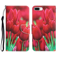Load image into Gallery viewer, Colored Drawing Leather Phone Case, For iPhone 7 Plus / 8 Plus
