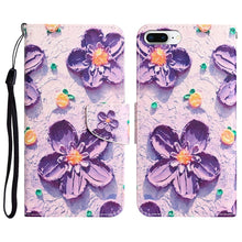 Load image into Gallery viewer, Colored Drawing Leather Phone Case, For iPhone 7 Plus / 8 Plus