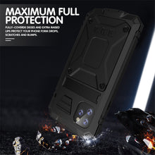 Load image into Gallery viewer, Shockproof Waterproof Dust-proof Metal + Silicone Protective Case with Holder, For iPhone 11, For iPhone 11 Pro, For iPhone 11 Pro Max, For iPhone XS Max, For Galaxy S20 Ultra