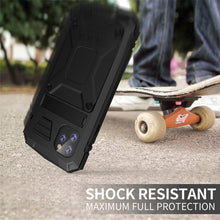 Load image into Gallery viewer, Shockproof Waterproof Dust-proof Metal + Silicone Protective Case with Holder, For iPhone 11, For iPhone 11 Pro, For iPhone 11 Pro Max, For iPhone XS Max, For Galaxy S20 Ultra