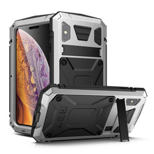 Load image into Gallery viewer, Shockproof Waterproof Dust-proof Metal + Silicone Protective Case with Holder, For iPhone 11, For iPhone 11 Pro, For iPhone 11 Pro Max, For iPhone XS Max, For Galaxy S20 Ultra