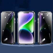 Load image into Gallery viewer, Anti-peeping Magnetic Tempered Glass Phone Case, For iPhone 14, For iPhone 14 Plus, For iPhone 14 Pro