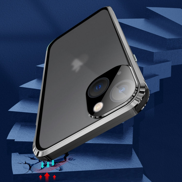 Anti-peeping Magnetic Tempered Glass Phone Case, For iPhone 14, For iPhone 14 Plus, For iPhone 14 Pro