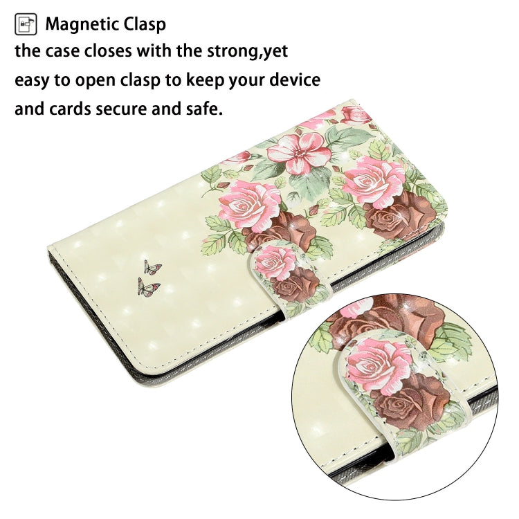 3D Colored Drawing Horizontal Flip Leather Case with Holder & Card Slot & Wallet