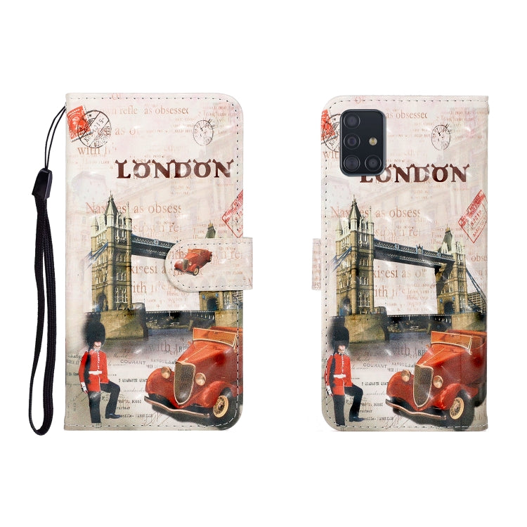 3D Colored Drawing Horizontal Flip Leather Case with Holder & Card Slot & Wallet