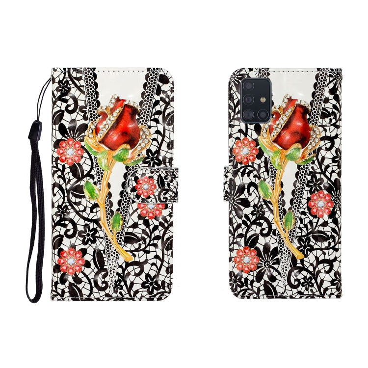 3D Colored Drawing Horizontal Flip Leather Case with Holder & Card Slot & Wallet