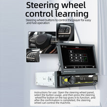 Load image into Gallery viewer, 9901 7 inch Car  Retractable MP5 Player Supports FM &amp; Mobile Phone Internet, 9901