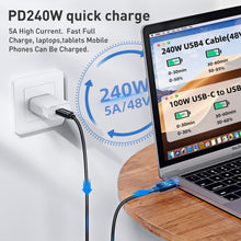 Load image into Gallery viewer, PD240W 40Gbps USB4 Fast Charging Data Cable, 0.5m, 1m, 1.5m, 2m