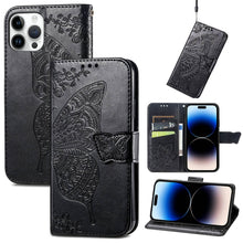 Load image into Gallery viewer, Butterfly Embossing Leather Case, For iPhone 14 Pro Max, For iPhone 14 Pro, For iPhone 14, For iPhone 14 Plus