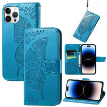 Load image into Gallery viewer, Butterfly Embossing Leather Case, For iPhone 14 Pro Max, For iPhone 14 Pro, For iPhone 14, For iPhone 14 Plus
