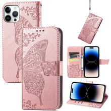 Load image into Gallery viewer, Butterfly Embossing Leather Case, For iPhone 14 Pro Max, For iPhone 14 Pro, For iPhone 14, For iPhone 14 Plus