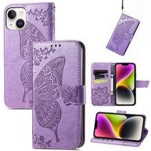 Load image into Gallery viewer, Butterfly Embossing Leather Case, For iPhone 14 Pro Max, For iPhone 14 Pro, For iPhone 14, For iPhone 14 Plus