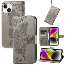 Load image into Gallery viewer, Butterfly Embossing Leather Case, For iPhone 14 Pro Max, For iPhone 14 Pro, For iPhone 14, For iPhone 14 Plus