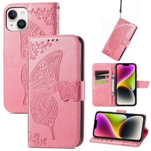 Load image into Gallery viewer, Butterfly Embossing Leather Case, For iPhone 14 Pro Max, For iPhone 14 Pro, For iPhone 14, For iPhone 14 Plus