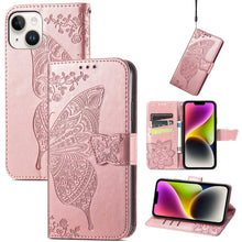 Load image into Gallery viewer, Butterfly Embossing Leather Case, For iPhone 14 Pro Max, For iPhone 14 Pro, For iPhone 14, For iPhone 14 Plus