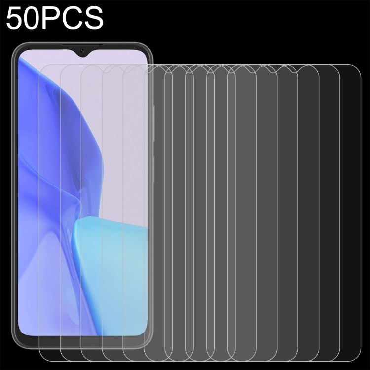 0.26mm 9H 2.5D Tempered Glass Film, For Blackview BV7100 (10 PCS), For Blackview BV7100 (50 PCS), For Blackview OSCAL C80 (10 PCS), For Blackview OSCAL C80 (50 PCS)