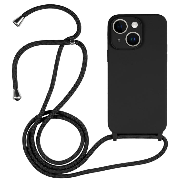 Crossbody Lanyard Liquid Silicone Case, For iPhone 14, For iPhone 14 Plus, For iPhone 14 Pro