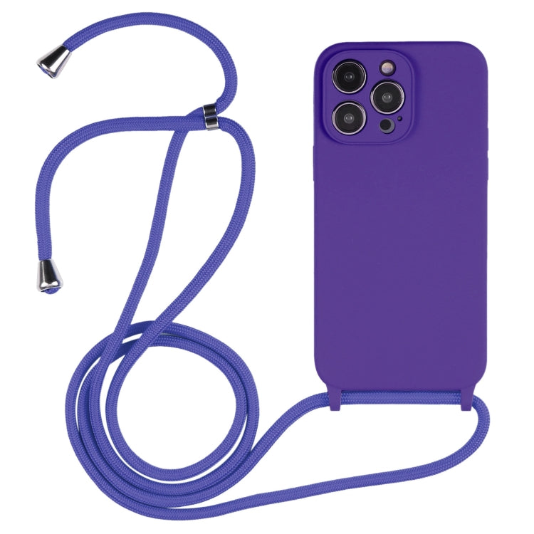 Crossbody Lanyard Liquid Silicone Case, For iPhone 14 Pro Max, For iPhone 13, For iPhone 13 Pro
