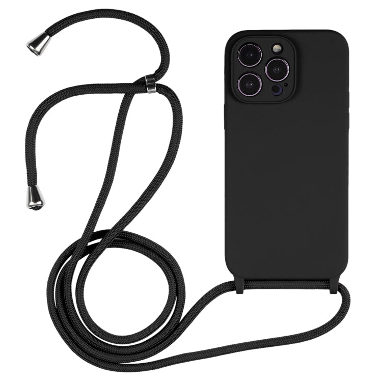 Crossbody Lanyard Liquid Silicone Case, For iPhone 14 Pro Max, For iPhone 13, For iPhone 13 Pro