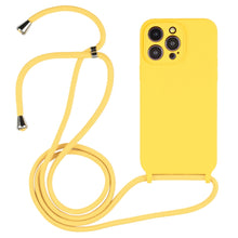 Load image into Gallery viewer, Crossbody Lanyard Liquid Silicone Case, For iPhone 14 Pro Max, For iPhone 13, For iPhone 13 Pro