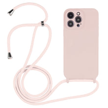 Load image into Gallery viewer, Crossbody Lanyard Liquid Silicone Case, For iPhone 14 Pro Max, For iPhone 13, For iPhone 13 Pro