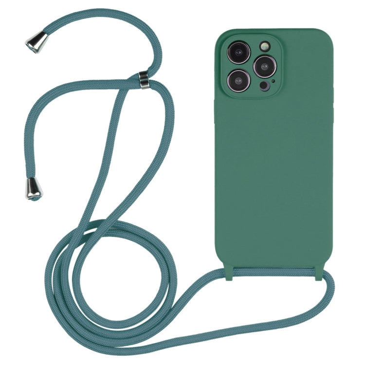 Crossbody Lanyard Liquid Silicone Case, For iPhone 14 Pro Max, For iPhone 13, For iPhone 13 Pro
