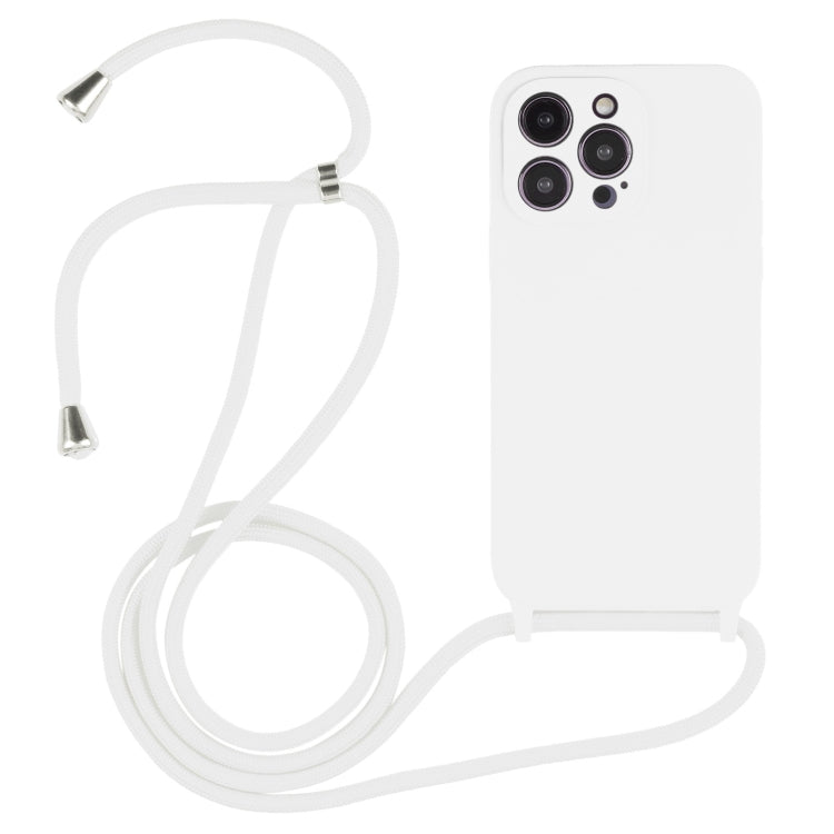 Crossbody Lanyard Liquid Silicone Case, For iPhone 14 Pro Max, For iPhone 13, For iPhone 13 Pro