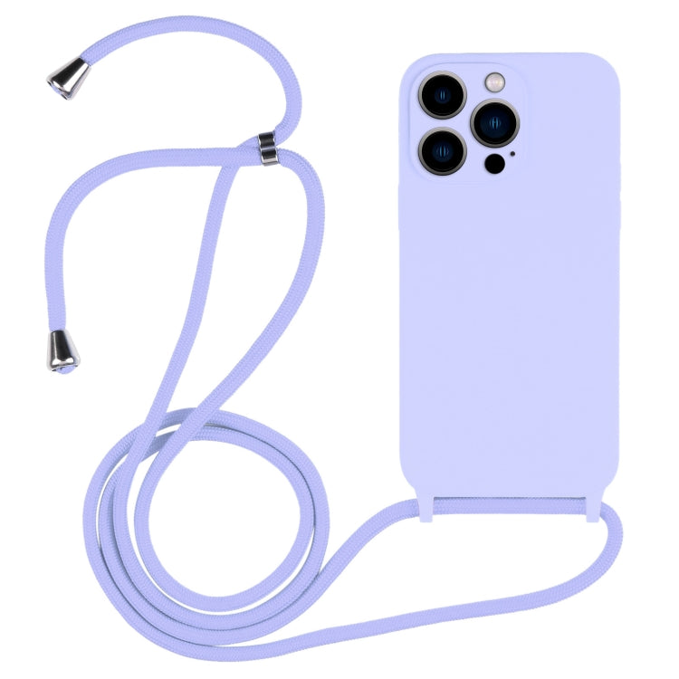 Crossbody Lanyard Liquid Silicone Case, For iPhone 14 Pro Max, For iPhone 13, For iPhone 13 Pro