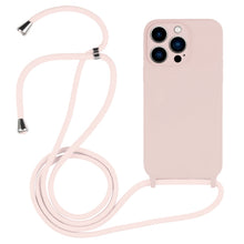 Load image into Gallery viewer, Crossbody Lanyard Liquid Silicone Case, For iPhone 14 Pro Max, For iPhone 13, For iPhone 13 Pro
