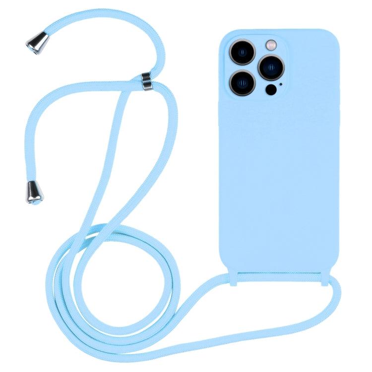 Crossbody Lanyard Liquid Silicone Case, For iPhone 14 Pro Max, For iPhone 13, For iPhone 13 Pro