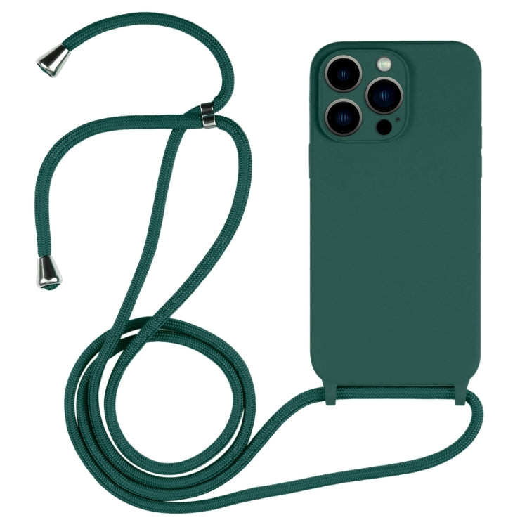 Crossbody Lanyard Liquid Silicone Case, For iPhone 14 Pro Max, For iPhone 13, For iPhone 13 Pro